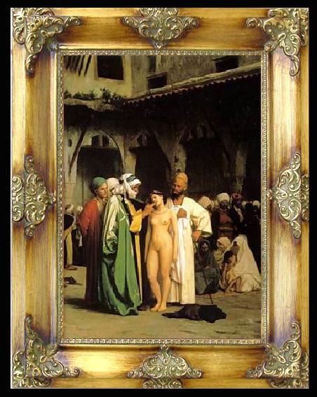 framed  unknow artist Arab or Arabic people and life. Orientalism oil paintings  461, Ta039